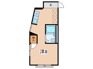 岩崎コーポの物件間取画像